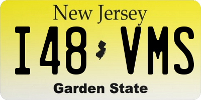 NJ license plate I48VMS