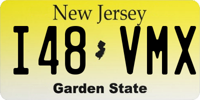 NJ license plate I48VMX