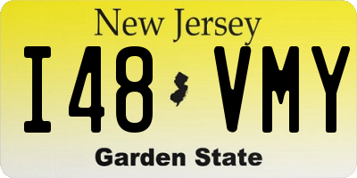 NJ license plate I48VMY