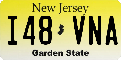 NJ license plate I48VNA
