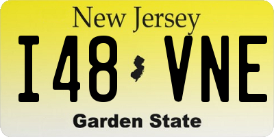 NJ license plate I48VNE