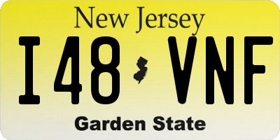 NJ license plate I48VNF
