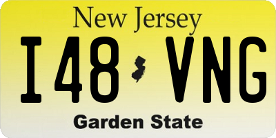 NJ license plate I48VNG