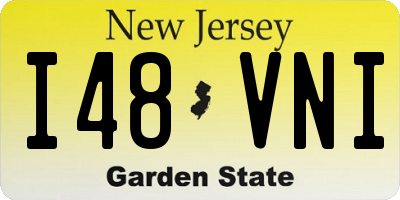 NJ license plate I48VNI