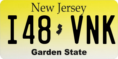NJ license plate I48VNK