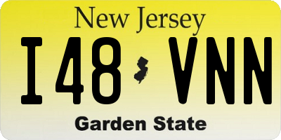 NJ license plate I48VNN