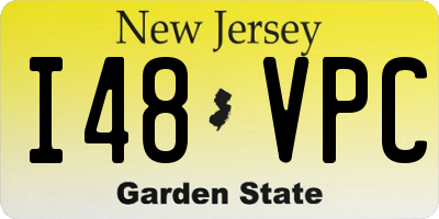 NJ license plate I48VPC