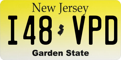 NJ license plate I48VPD
