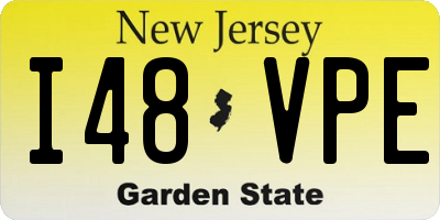 NJ license plate I48VPE