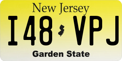 NJ license plate I48VPJ