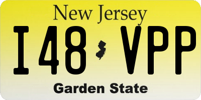 NJ license plate I48VPP