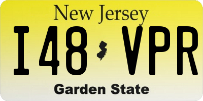 NJ license plate I48VPR