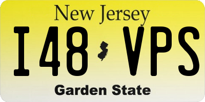NJ license plate I48VPS