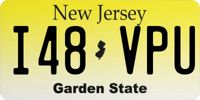 NJ license plate I48VPU