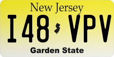 NJ license plate I48VPV