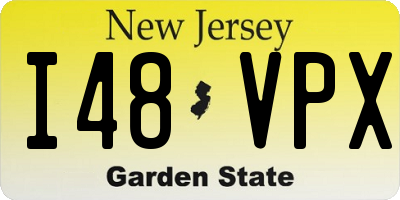NJ license plate I48VPX