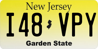 NJ license plate I48VPY