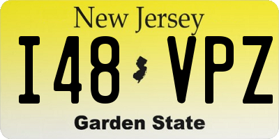 NJ license plate I48VPZ