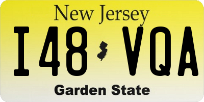 NJ license plate I48VQA