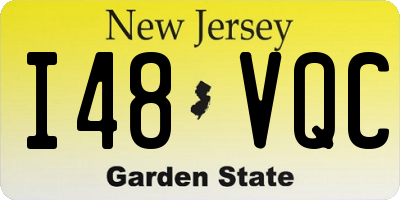 NJ license plate I48VQC