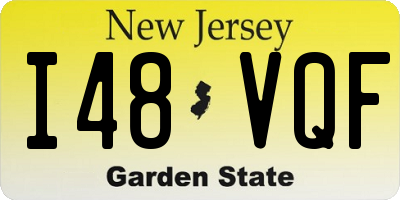 NJ license plate I48VQF