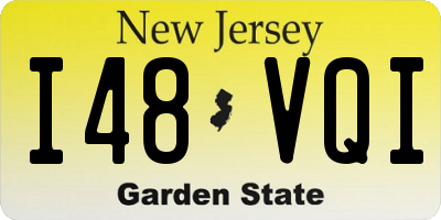 NJ license plate I48VQI