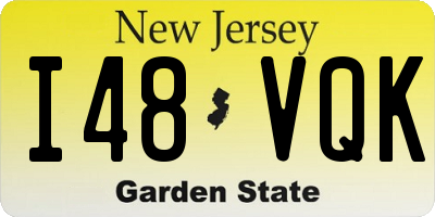 NJ license plate I48VQK