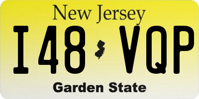 NJ license plate I48VQP