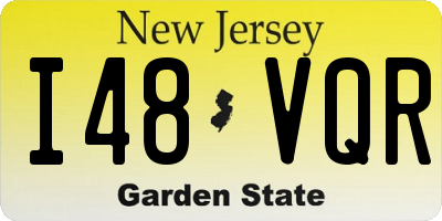 NJ license plate I48VQR