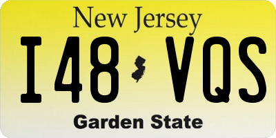 NJ license plate I48VQS