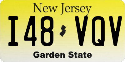 NJ license plate I48VQV