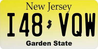 NJ license plate I48VQW