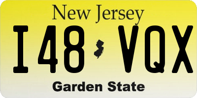 NJ license plate I48VQX