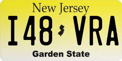 NJ license plate I48VRA