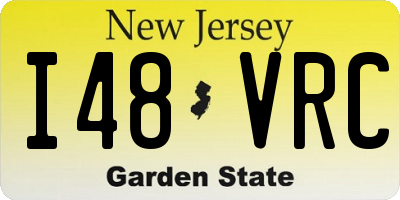 NJ license plate I48VRC