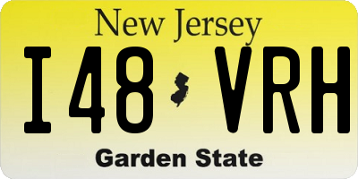 NJ license plate I48VRH