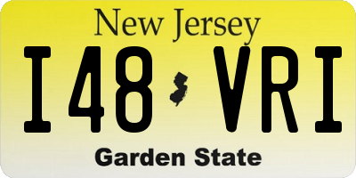 NJ license plate I48VRI