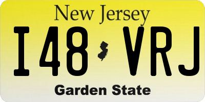 NJ license plate I48VRJ