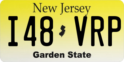 NJ license plate I48VRP
