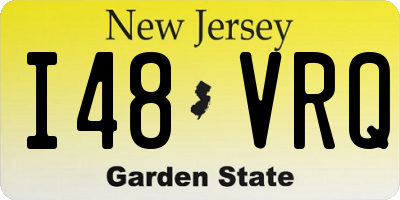 NJ license plate I48VRQ