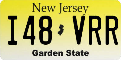 NJ license plate I48VRR