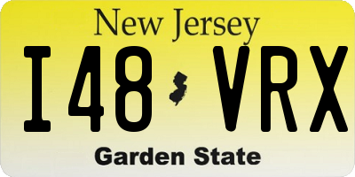 NJ license plate I48VRX