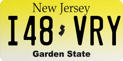 NJ license plate I48VRY