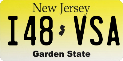 NJ license plate I48VSA