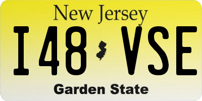 NJ license plate I48VSE