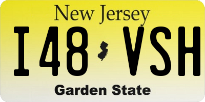 NJ license plate I48VSH