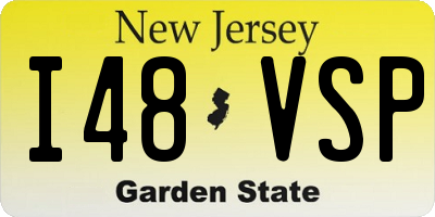 NJ license plate I48VSP