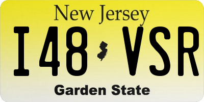 NJ license plate I48VSR