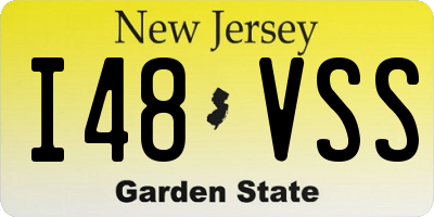NJ license plate I48VSS