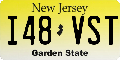 NJ license plate I48VST